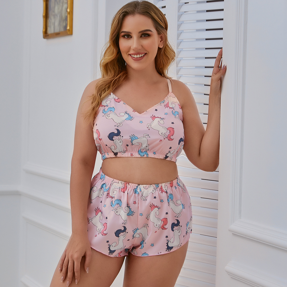 Plus Unicorn Lounge Set – Curvy – 13035